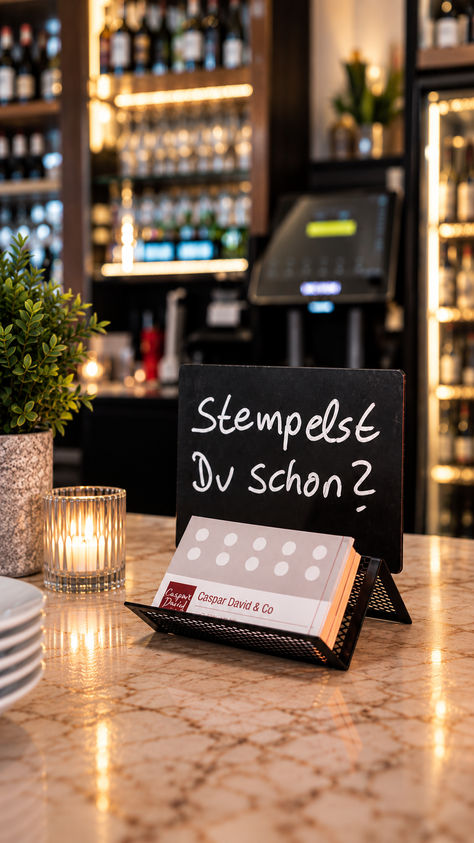 Stempelkarte vom Das Caspar David